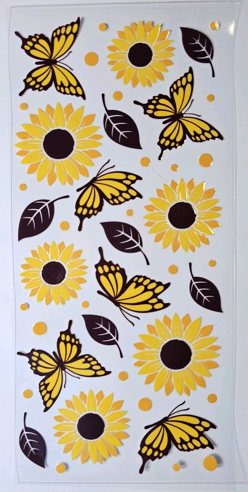 Flowers UV DTF Transfer Sticker Wrap Tumbler UVDTF BUY 10+ GET COMBINED SHIP