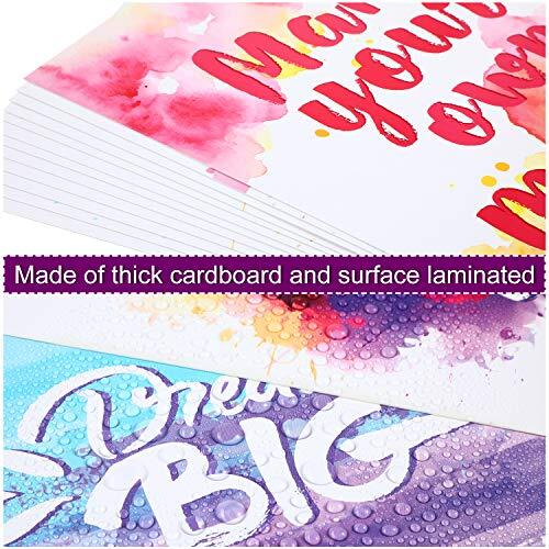 9 Pack Motivational Wall Art Inspirational Quote Posters Wall Decor