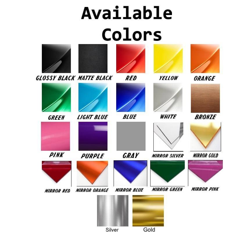 Custom Multicolor Personalized Name! Laser Cut 3D Acrylic Emblem Badge for Car