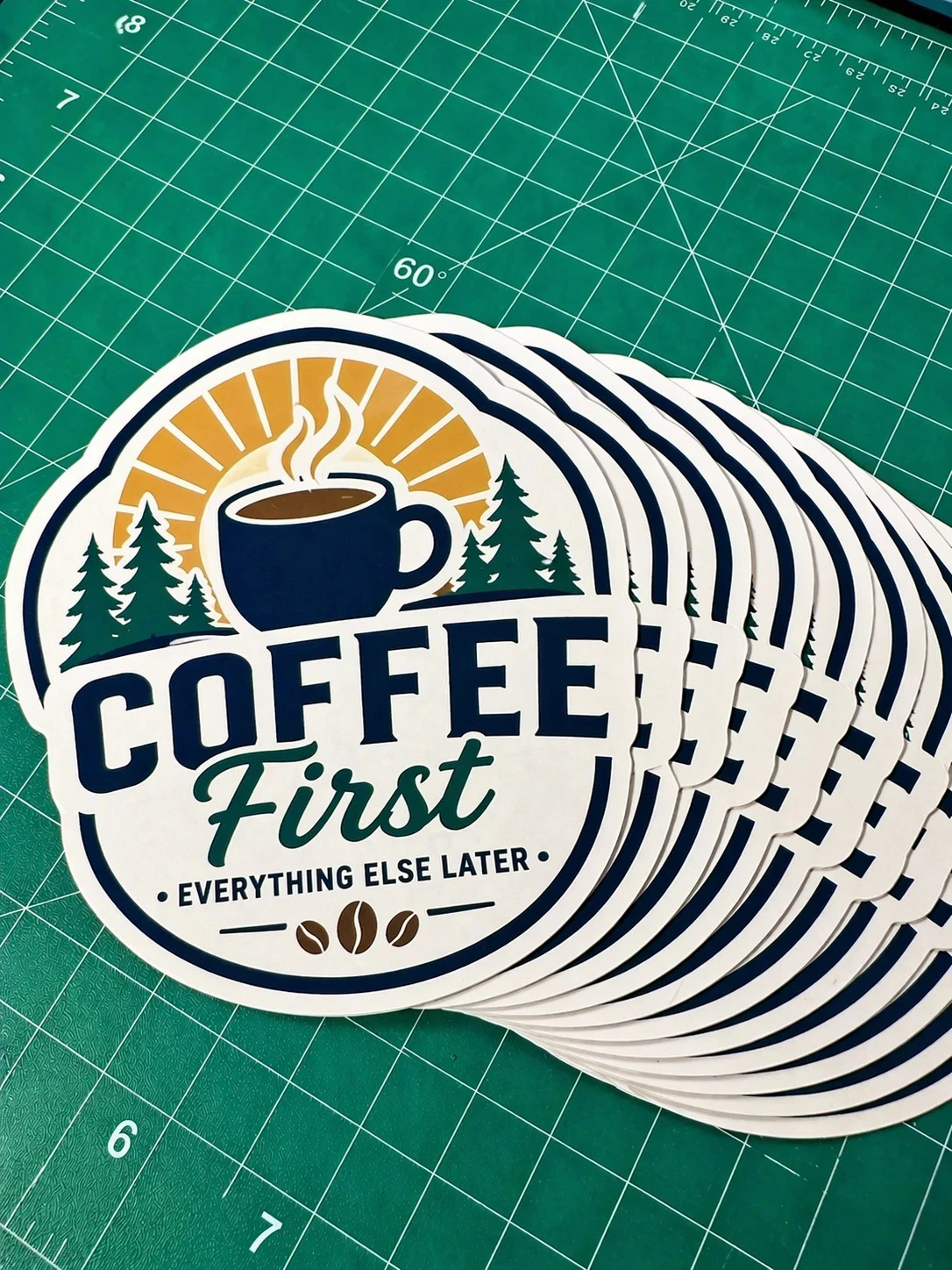 Custom Vinyl Stickers Die Cut Logo Waterproof Gloss Labels Decals Full Color