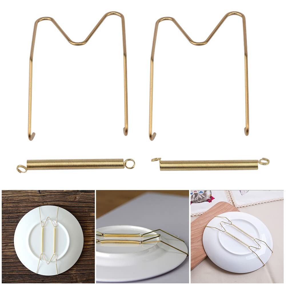 8 10 12 14 16Inch Plate Hangers for Walls Plate Dish Hangers Stainless Steel Dec