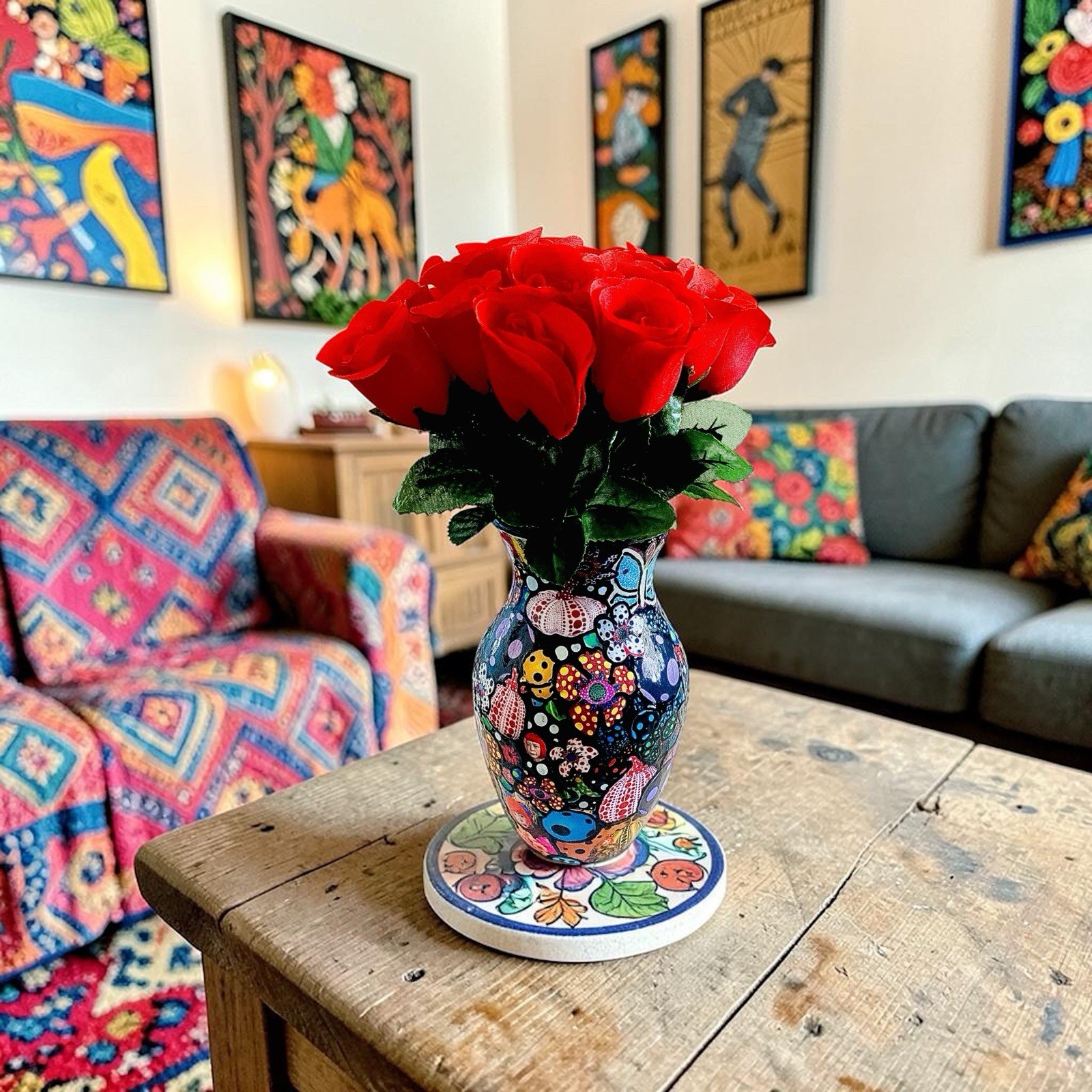Yayoi Kusama Vase