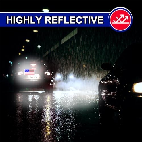 Patriotic American Flag Stickers – Reflective Decals for Cars, Motorcycles, Mail
