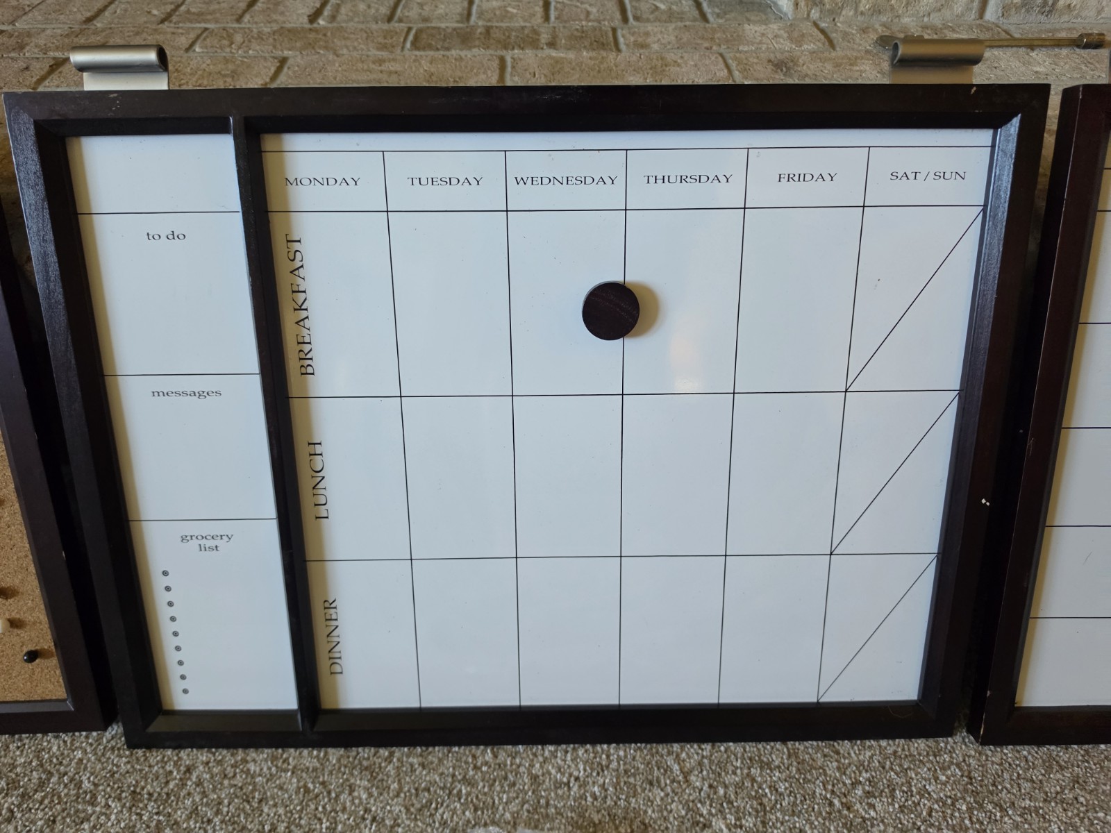 POTTERY BARN DAILY SYSTEM 6 PC WALL ORGANIZATION SET