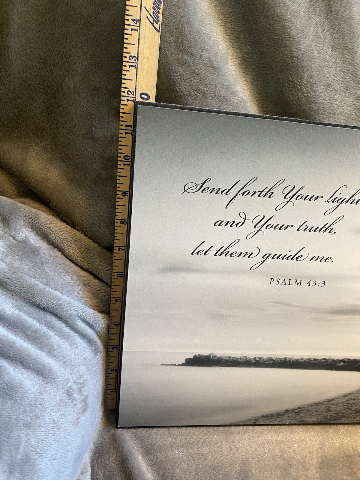 P Graham Dunn Lighthouse Bible Verse Psalms 43:3 Send Forth Your Light ￼