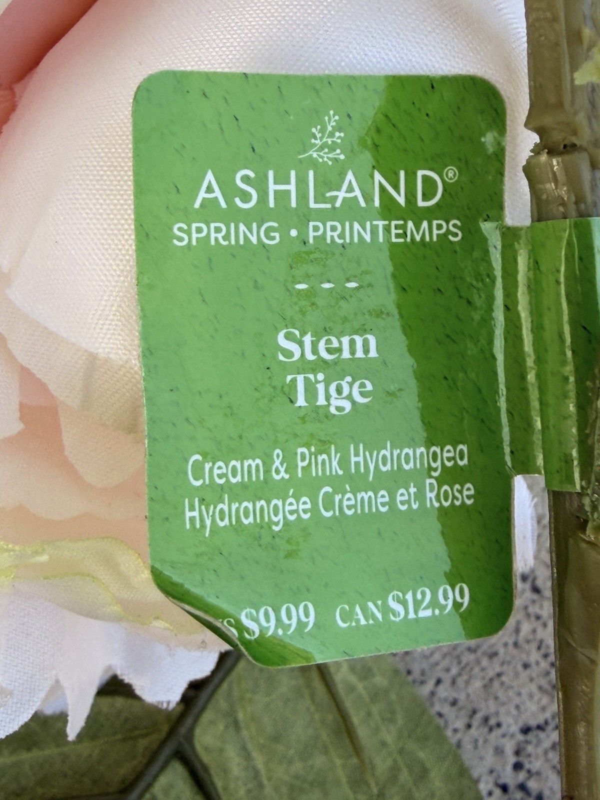 Ashland Spring Faux Floral Stems Lot 4 Pink Hydrangea Blush Peony Silk Flowers