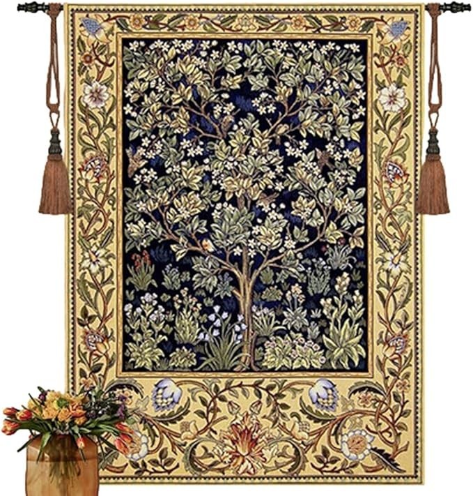 Manual Woodworkers & Weavers Garden of Delight 100% Cotton Tapestry 36” by 56”