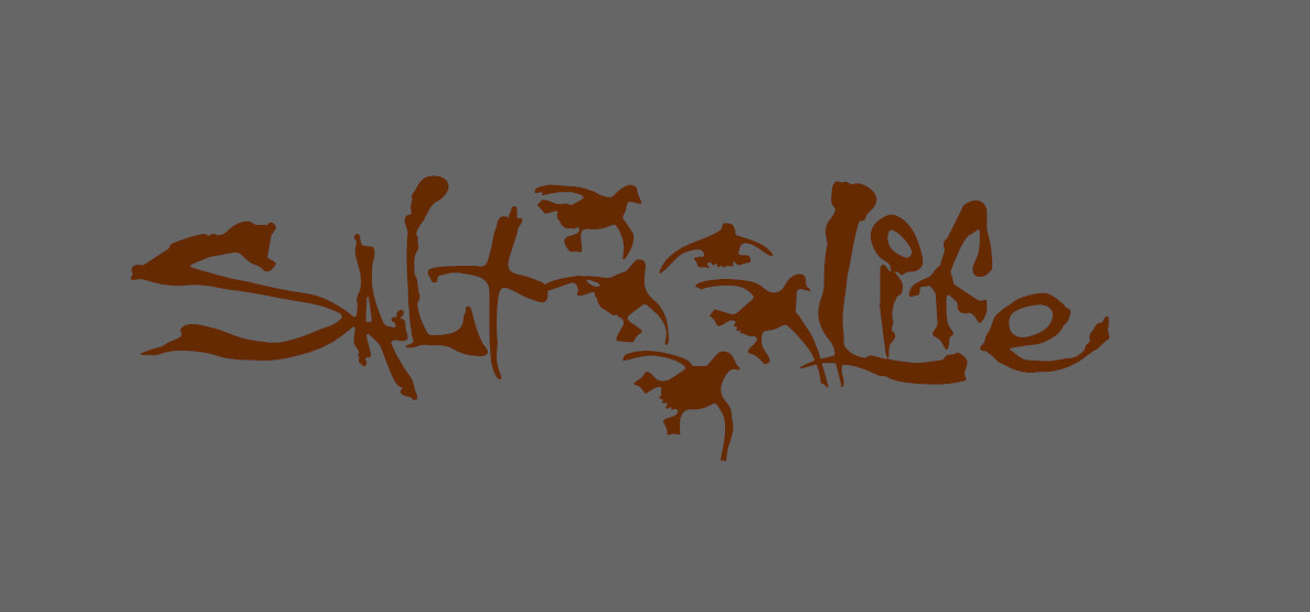 Salt Life Signature Duck Hunting Decal PICK SIZE / COLOR Vinyl Decal – Sticker