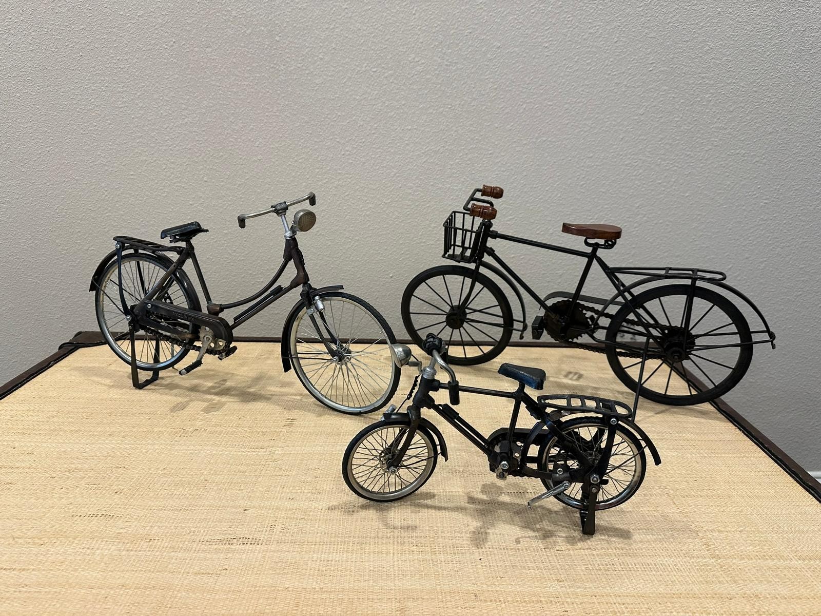 Antique Mini Bicycles, in excellent condition, set of 3