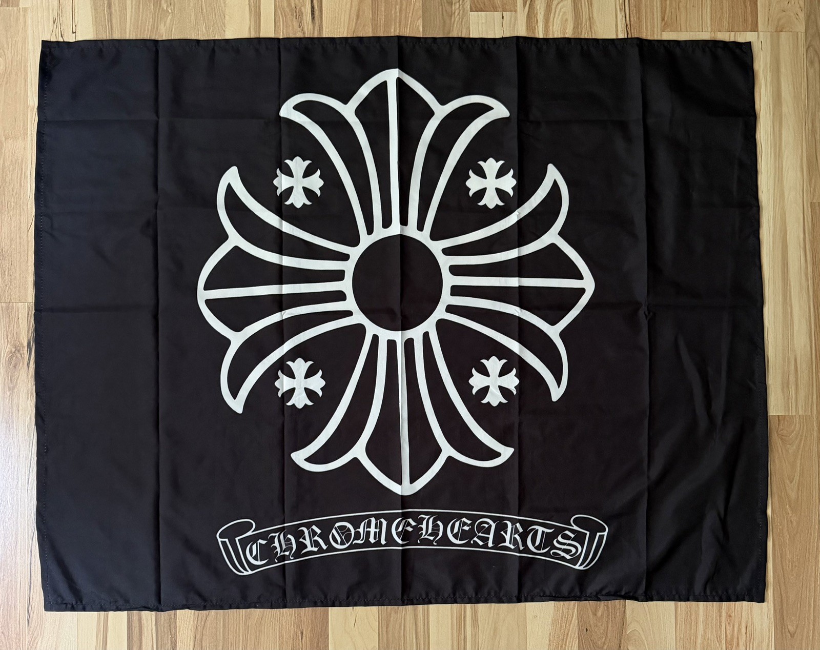 Chrome Hearts Gothic Cross Wall Tapestry 29in x 37in (Brand New)