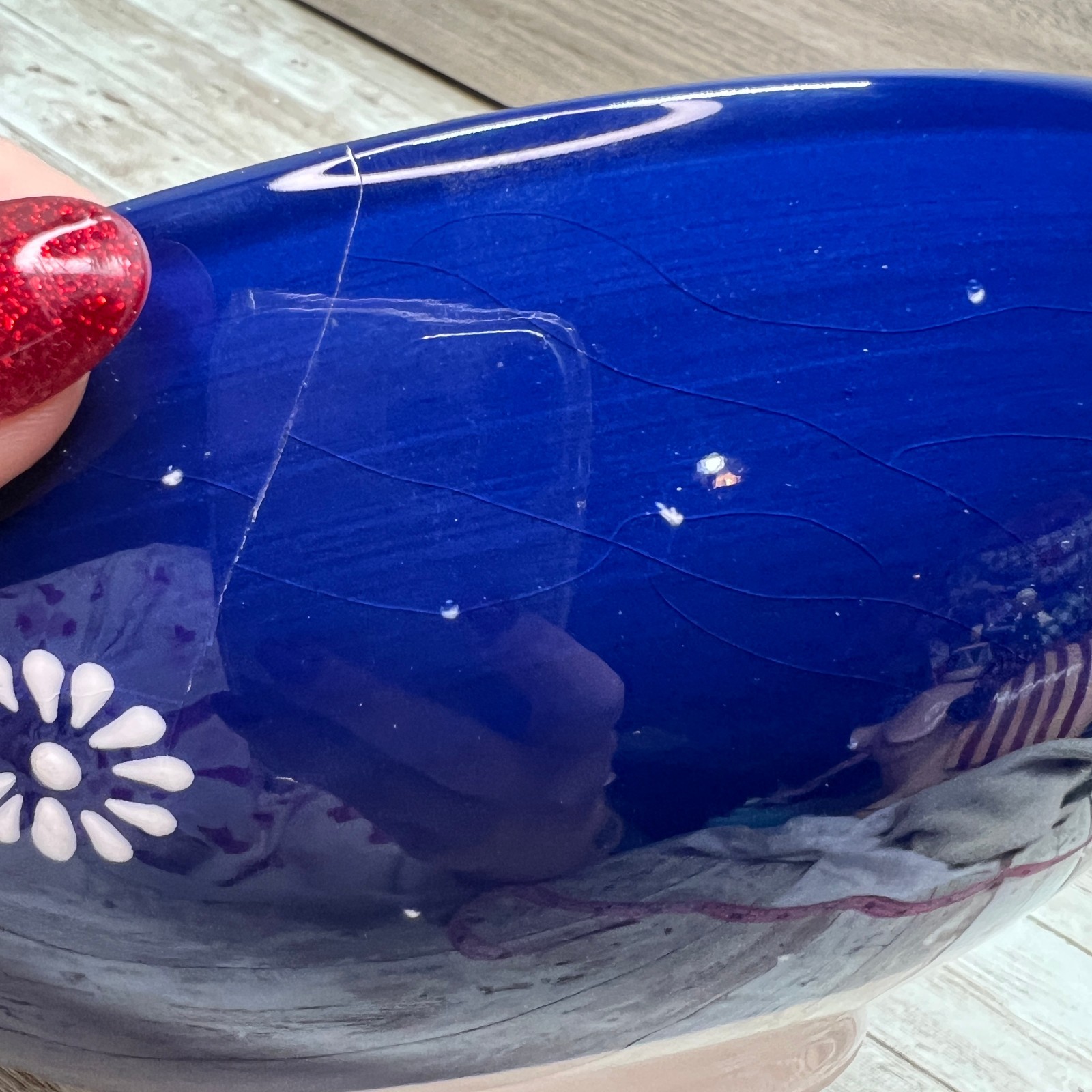 Turkish Ceramic Bowls 8.5″ Original Hand Made Signed Multicolor Floral **READ**