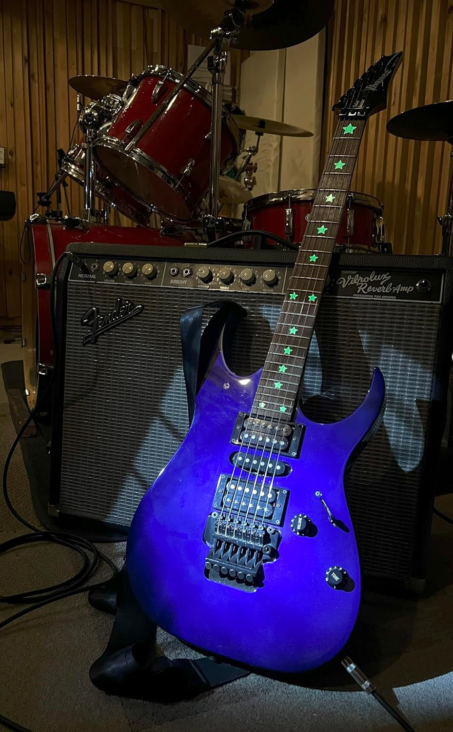 Glow in the Dark/Stars – Fret Markers for Guitars & Bass/Sticker/Decal by