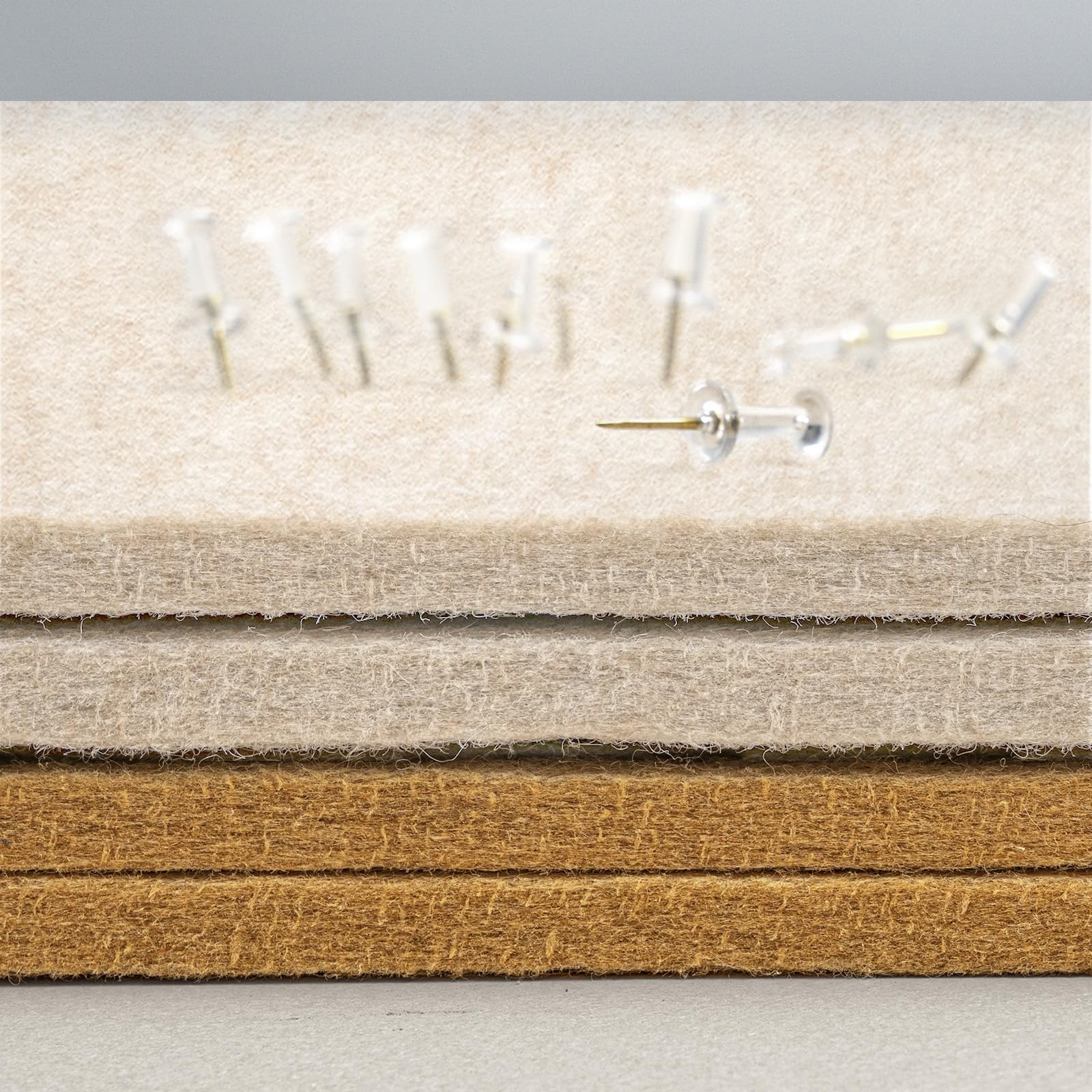 24x18in Decorative Felt Pin Bulletin Board Cork Board Alternative for Wall
