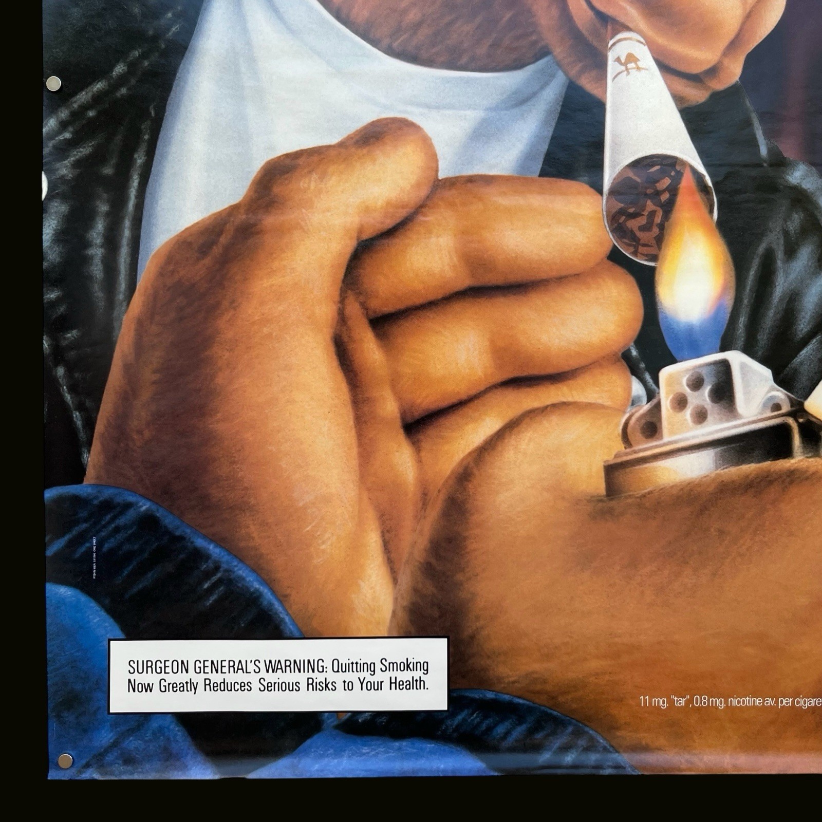 Vintage 90s Camel Joe Poster 30×46 in Tobacco Advertising Wall Art Large Poster