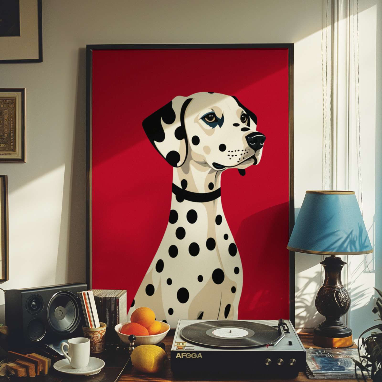 Dalmatian Poster Dog Print Funky Home Decor Boys Room Wall Art Nursery Wall Art