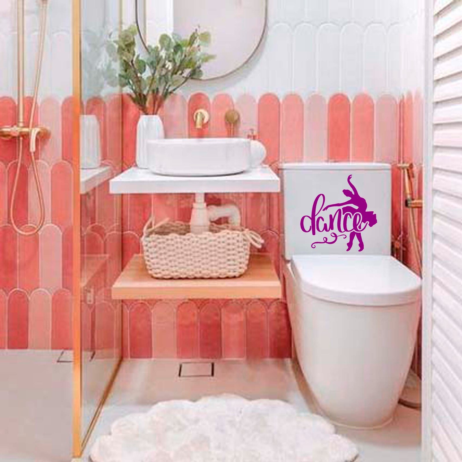 Ballet Dancer Wall Decal vinyl all sizes and colors teenage girl room decor gift
