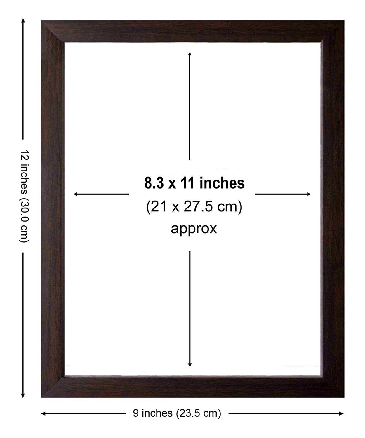 Krishna Giving Preaching to Arjun in Mahabharat Printed Picture With Wood Frame