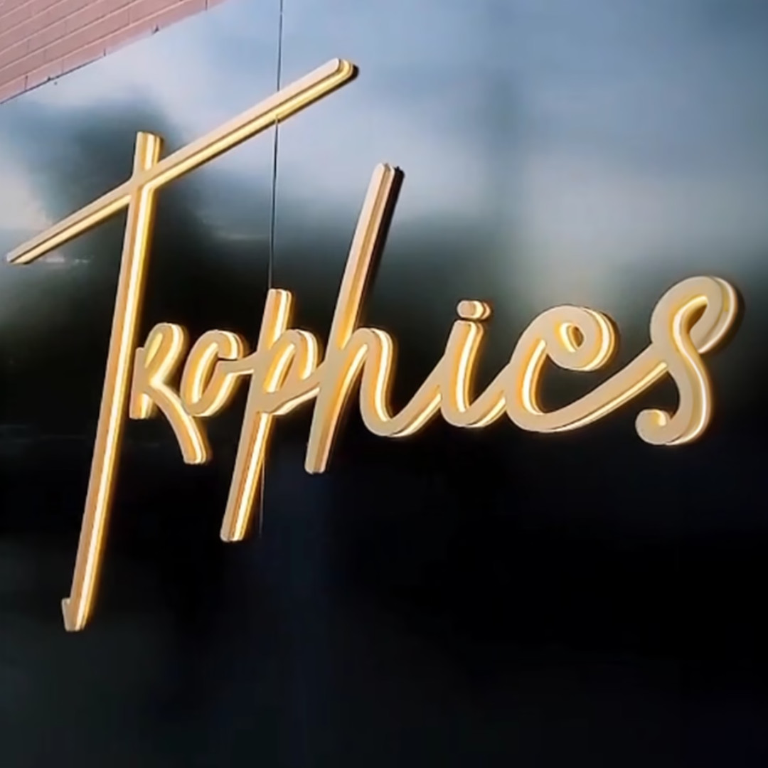 Custom 3D Metal Back Lit Letter Mirror Matte Glossy Polish Stainless LED Sign