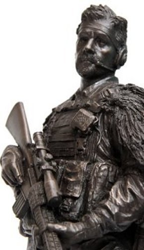 Khaki Army: Sniper, Uruzgan Province, Afghanistan NA0039 Bronze Finish Military