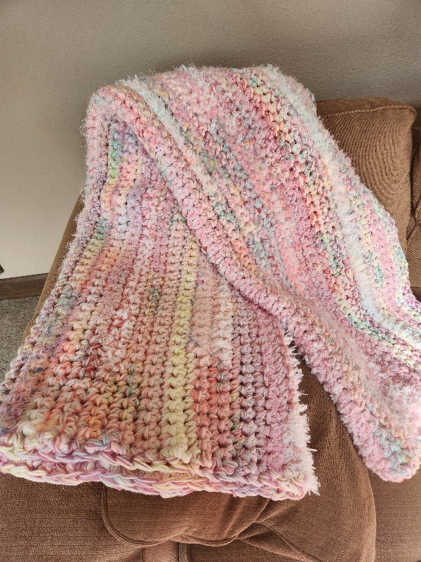 Hand Crocheted Throw Afghan Blanket – SOFA BLING