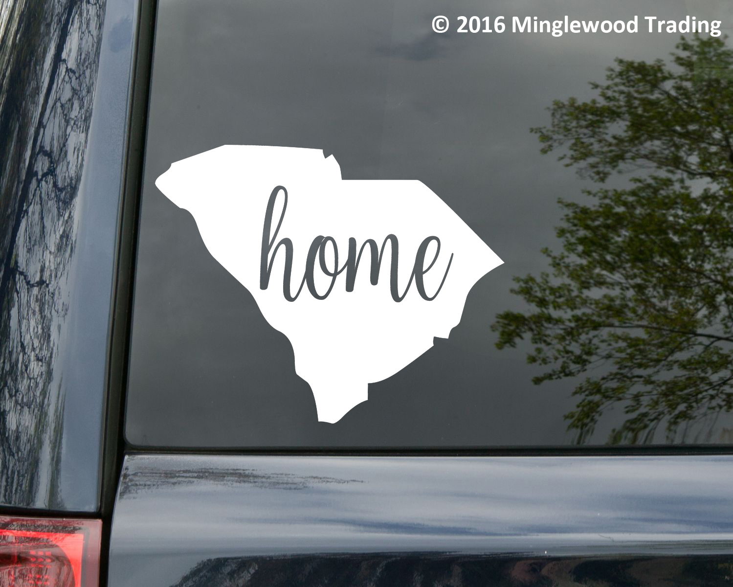 South Carolina State vinyl decal sticker 6″x4.75″ SC Home Palmetto Myrtle Beach
