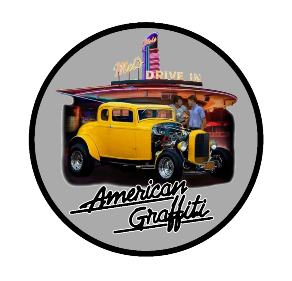 Movie – American Graffiti 4″ Vinyl Decal Handmade Vehicle Decor Laptop Cooler 26