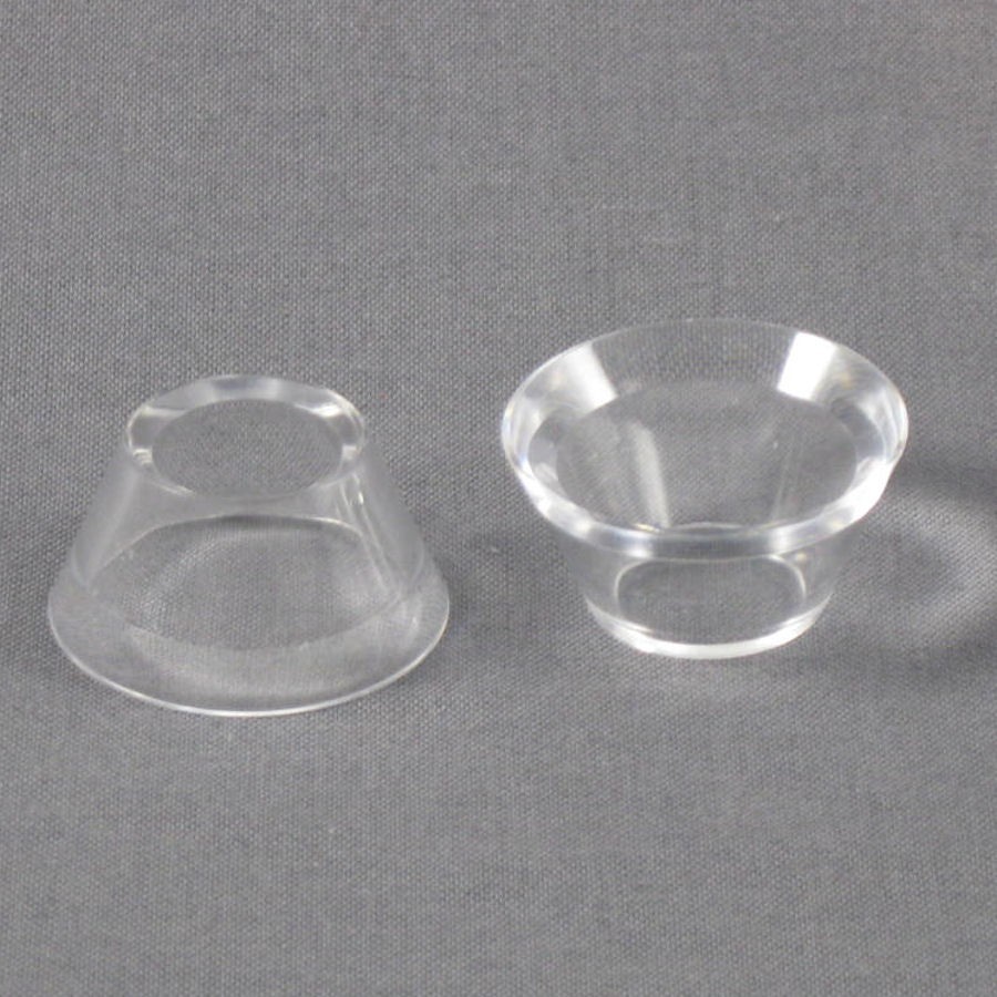 Reversible Cone Clear Acrylic Plastic Display Stands for Eggs Spheres Balls-10