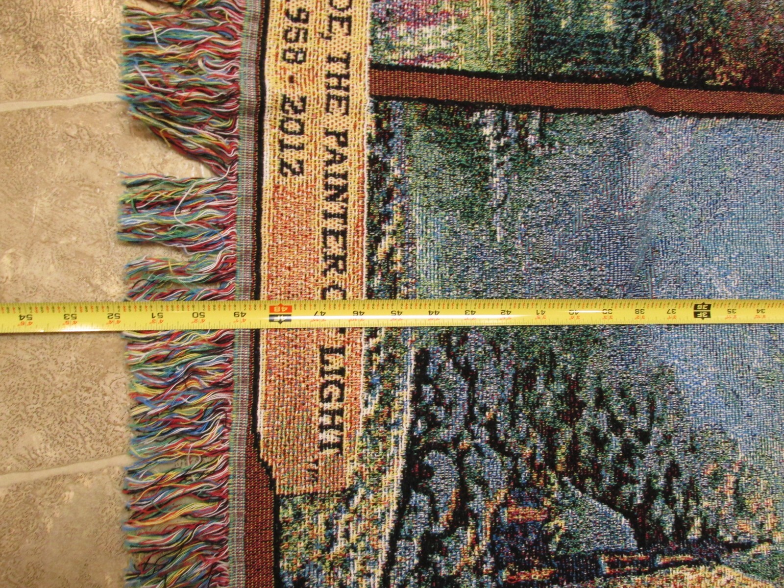 Thomas Kincade Painter of Light Tapestry Throw Blanket Seasons 52 x 62