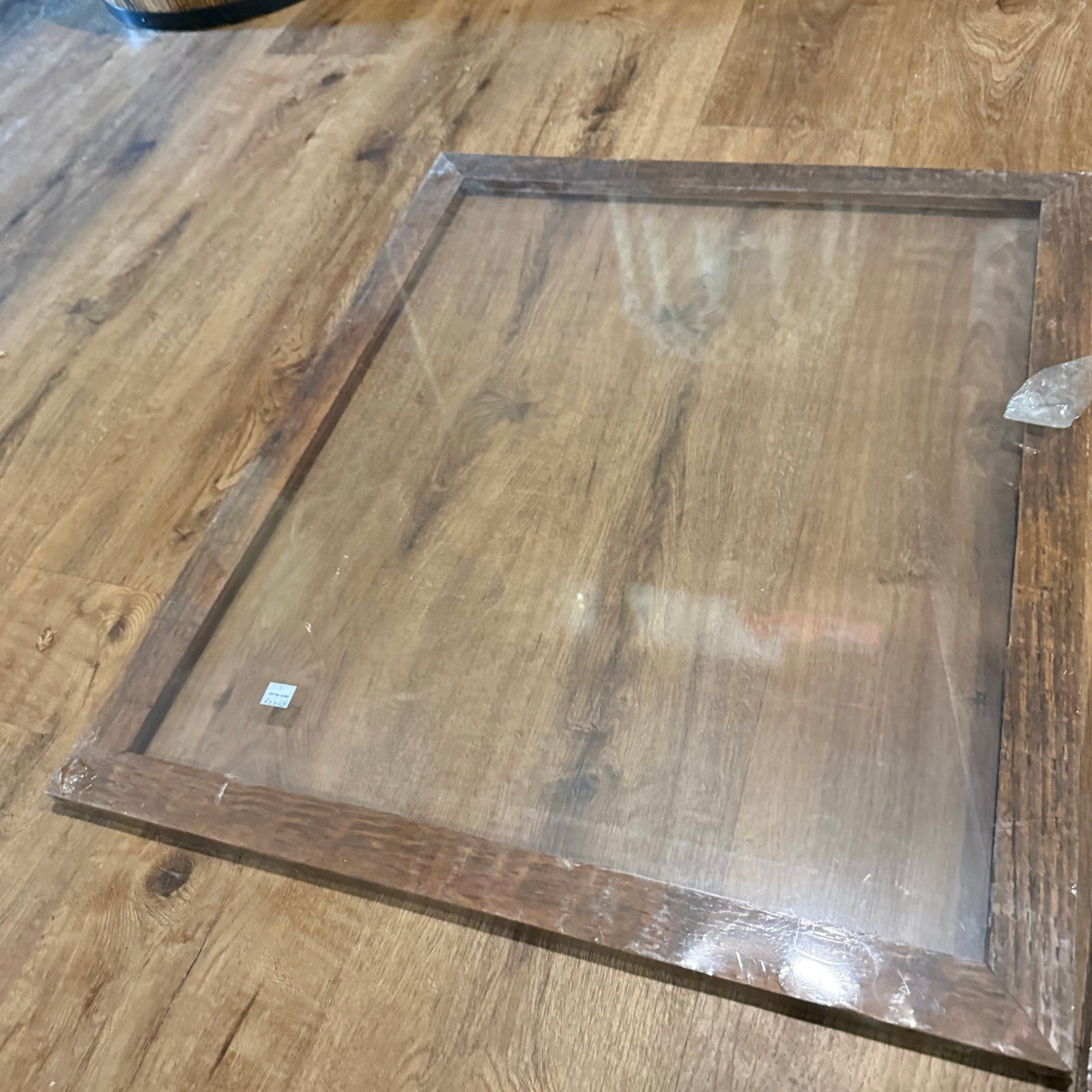 Pair (2) 20×24 Solid Wood Picture / Canvas Frames Brown