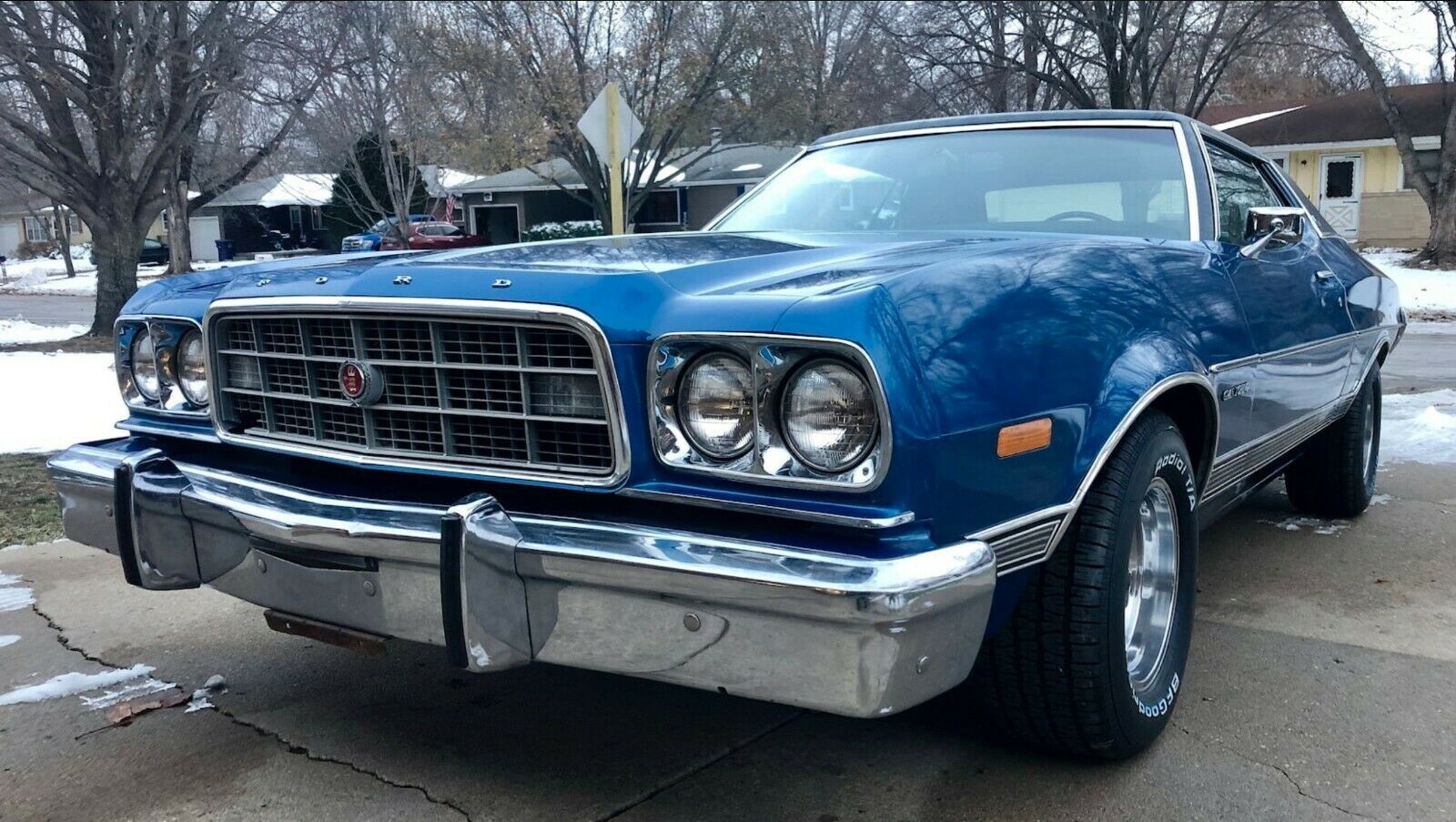 1973 Ford Gran Torino Brougham – Poster 20×30 The good old days!