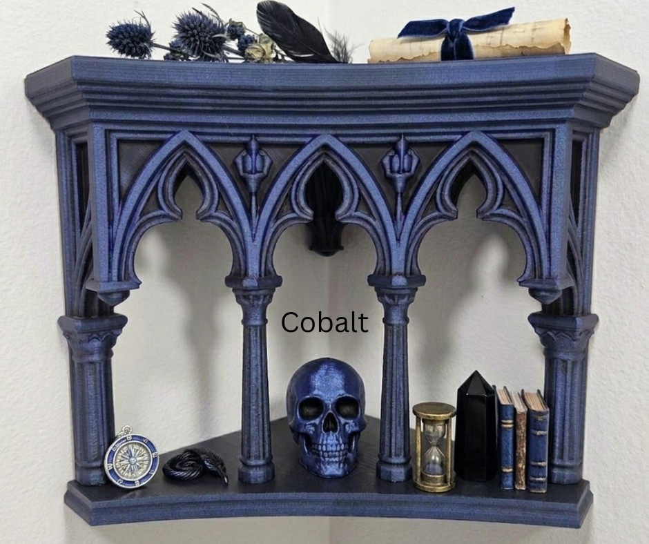 Mini Gothic Cathedral Desk Shelf Dark Academia Decor Altar Display Trinket Stand