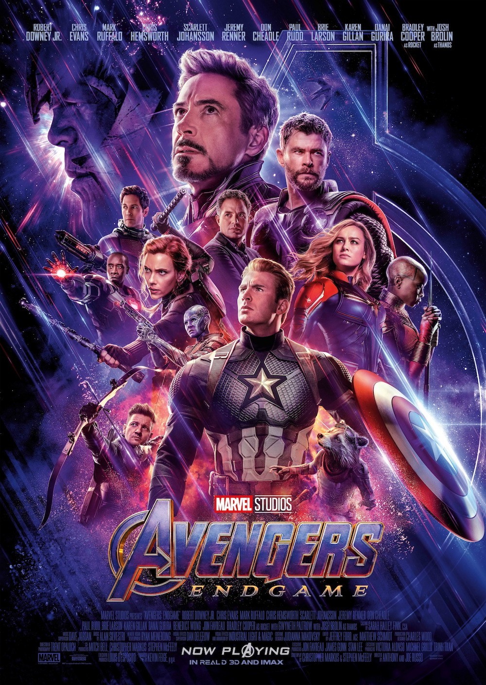 Avengers Endgame Movie Poster Print 12×18 24×36 Art Home Theater Film