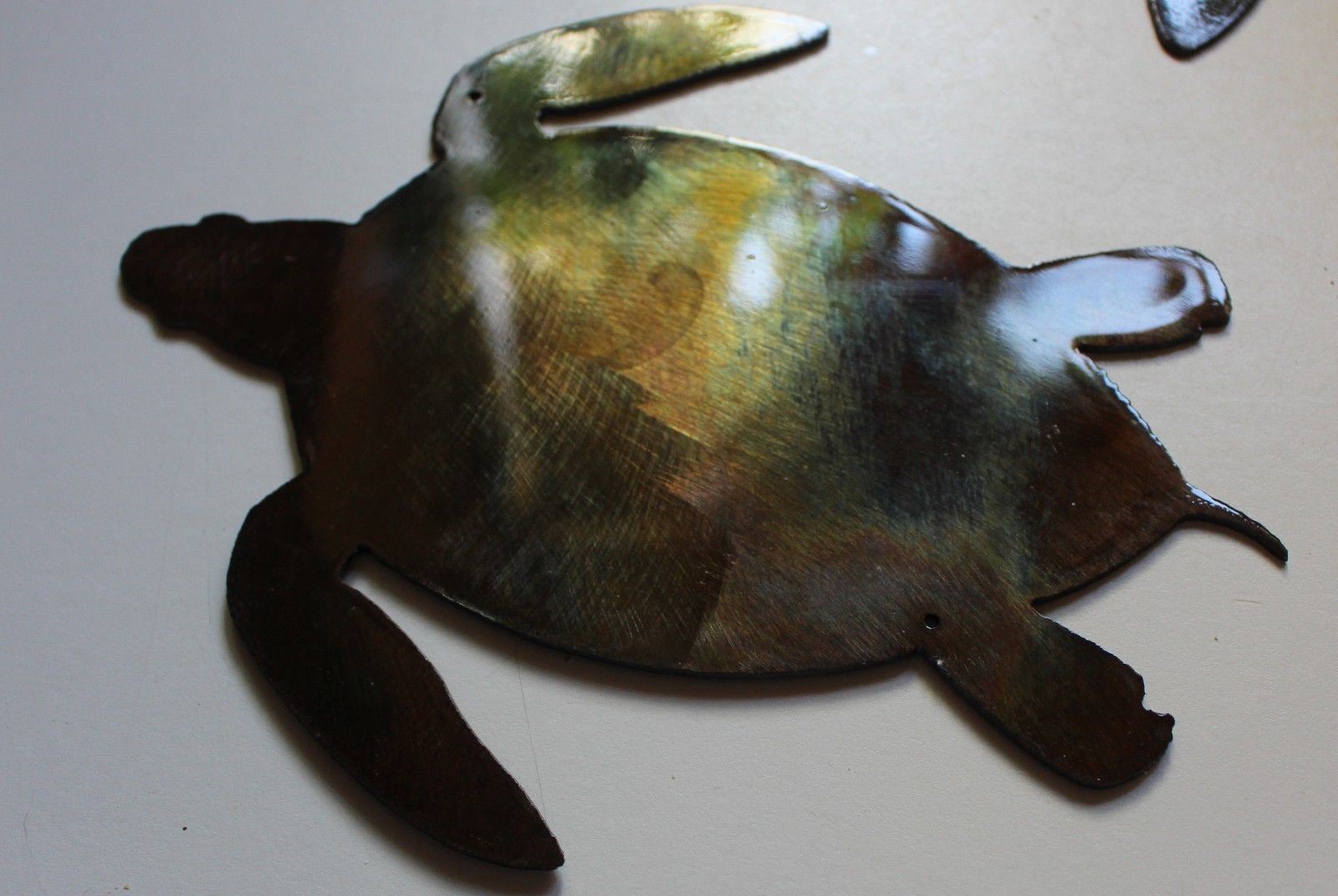 Sea Turtle Pair – Metal Wall Art – Copper Size Varies Per Piece