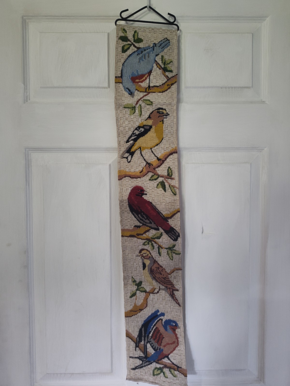 Woven Bird Pattern Tapestry/Multicolor Country Rectangle 40-70 in