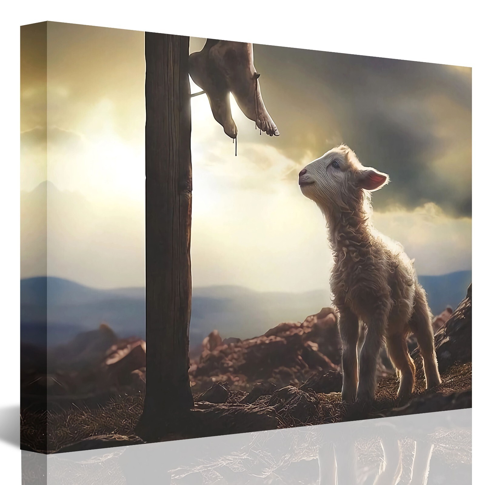 The Sacrifice of Jesus Picture Religious Christian Home Decor Print Gift