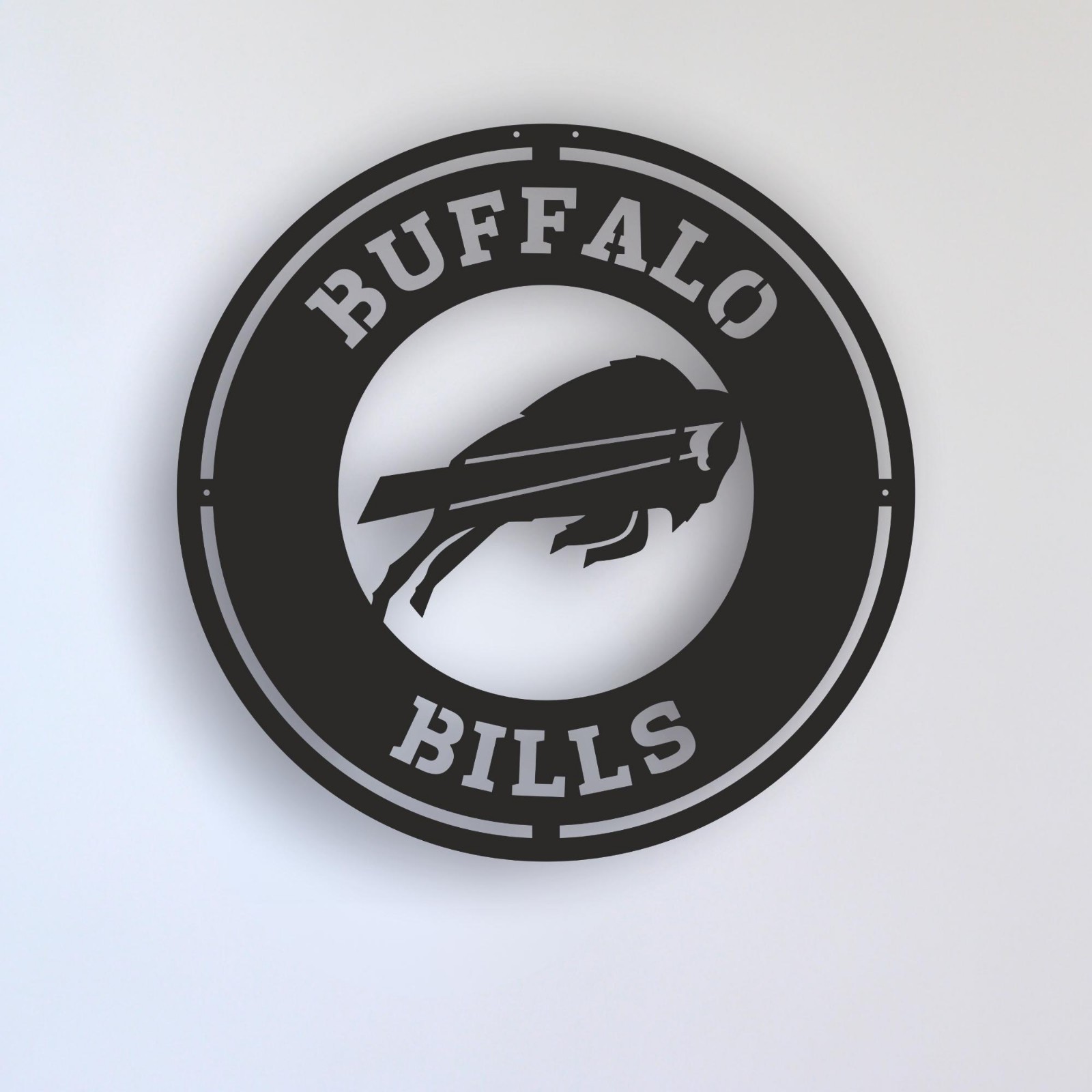 Buffalo Bills Metal Wall Art NFL Football Decor Living Room Gift