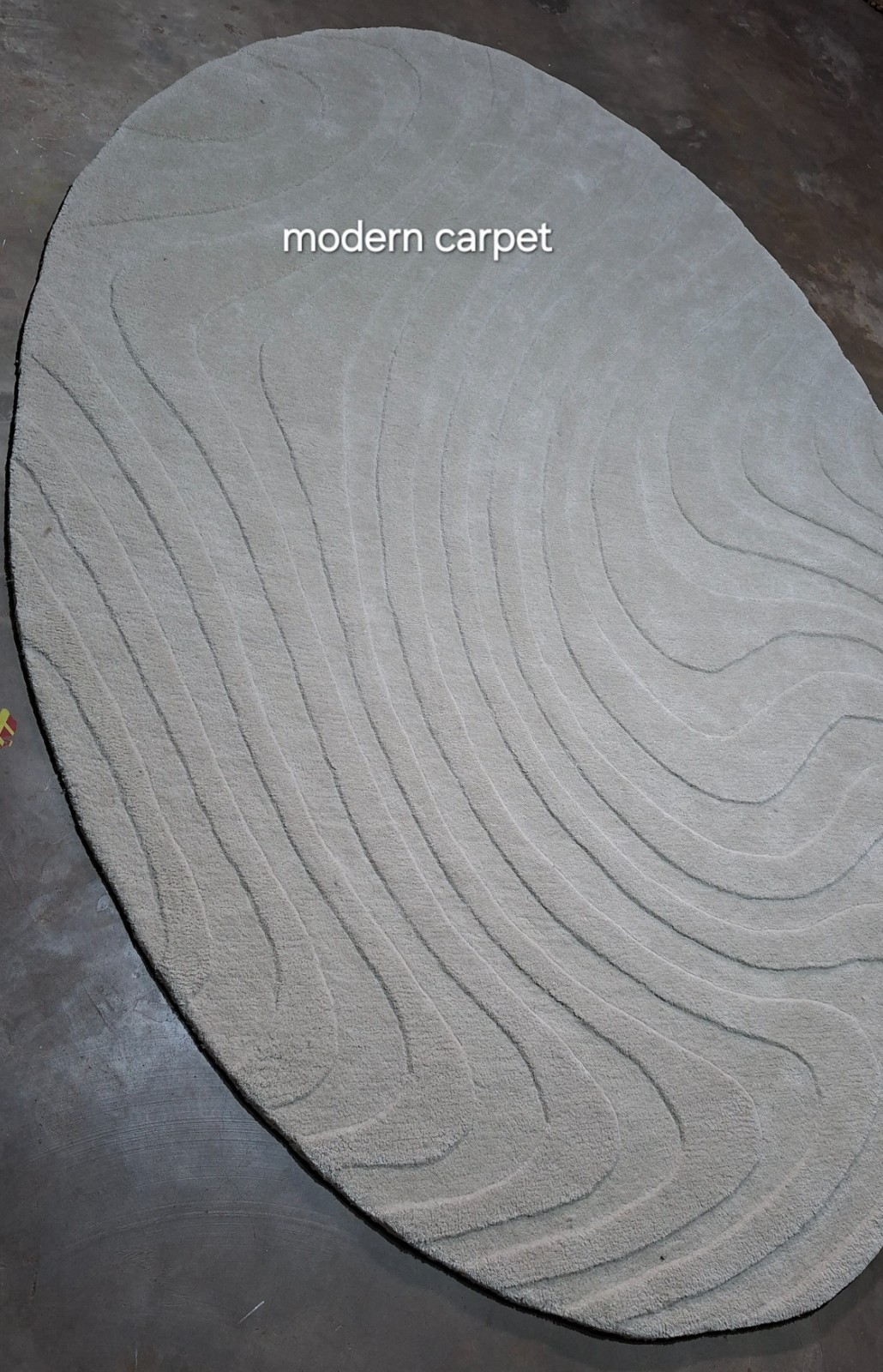 Irregular Shape Rugs Handmade 100% Woolen Hand Tufted For Home Decoration