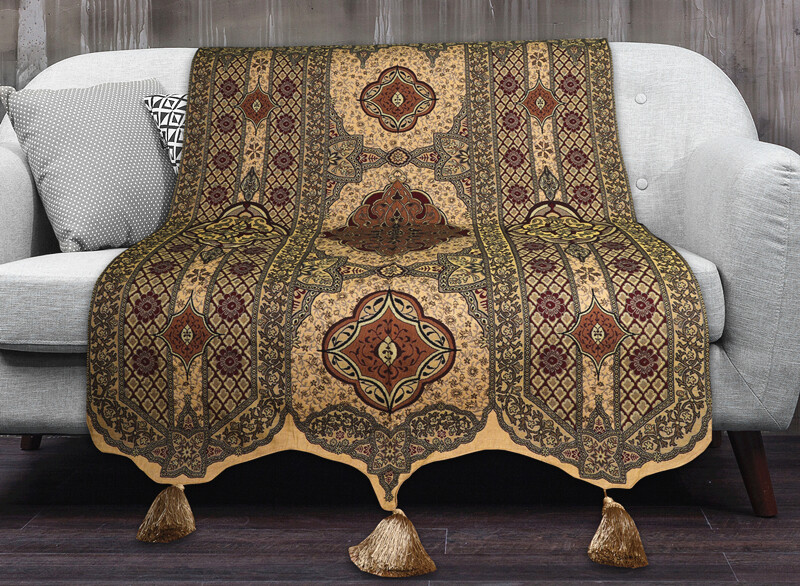 Ethnic Moroccan Fine 100% Cotton Art Jacquard Tapestry Wall Hanging Upholstery