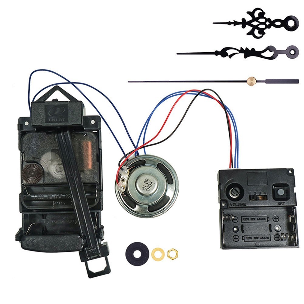 Pendulum Clock Movement Battery Powered Easy Replacement Parts Provided