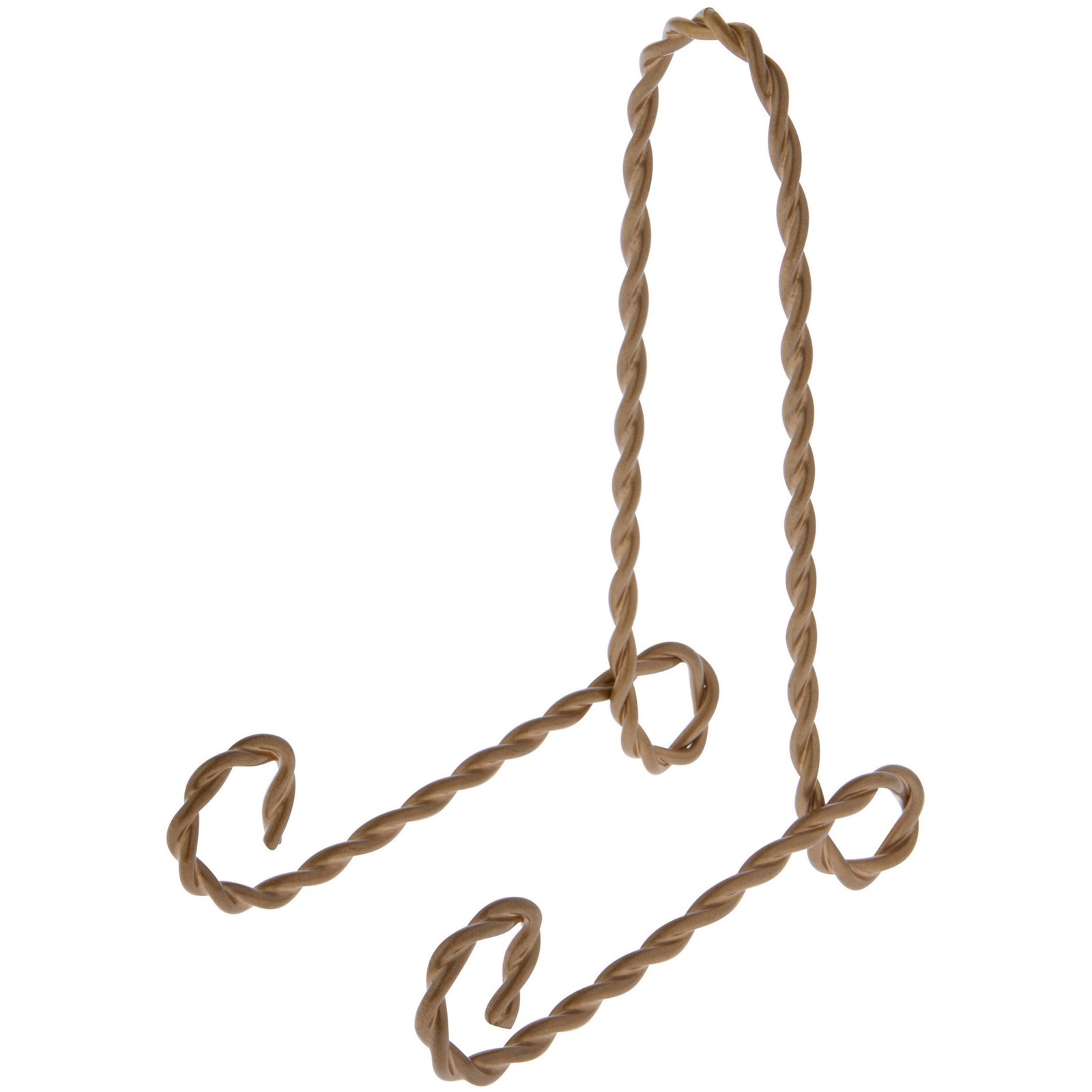 Bard’s Twisted Gold-toned Wire Easel Stand, 6″ H x 2.75″ W x 4.75″ D