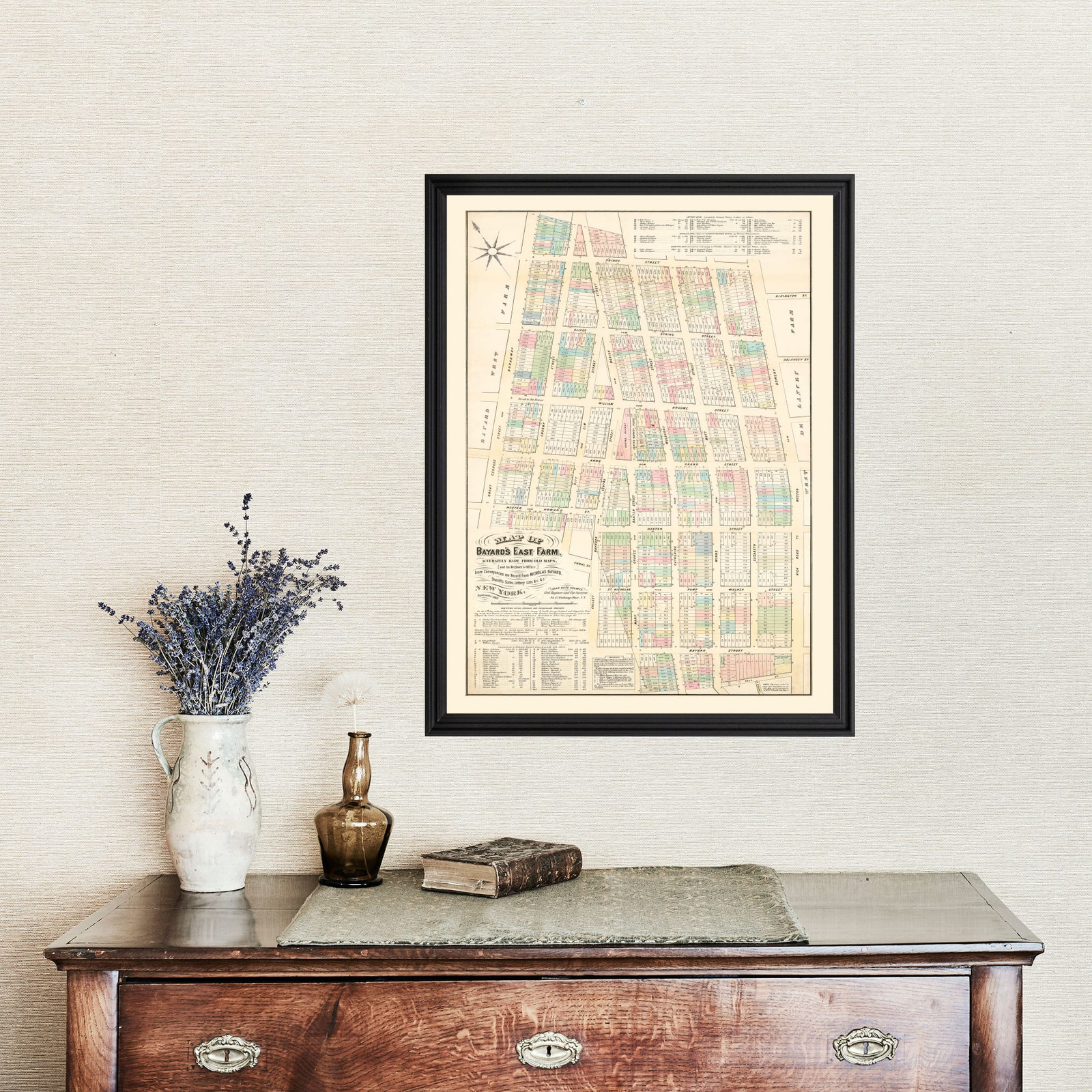 Old Map of Little Italy, NY 1869 – Vintage Little Italy New