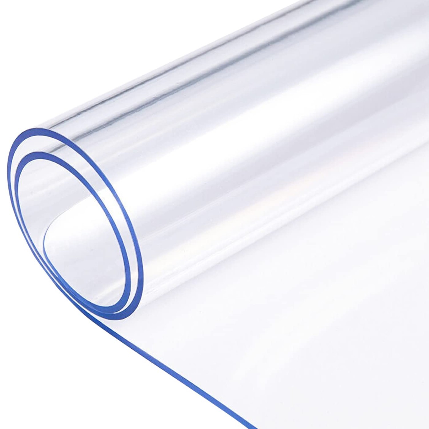 Waterproof Dining Table Cover – Protector Roll Heat Resistant Clear Vinyl Tab…