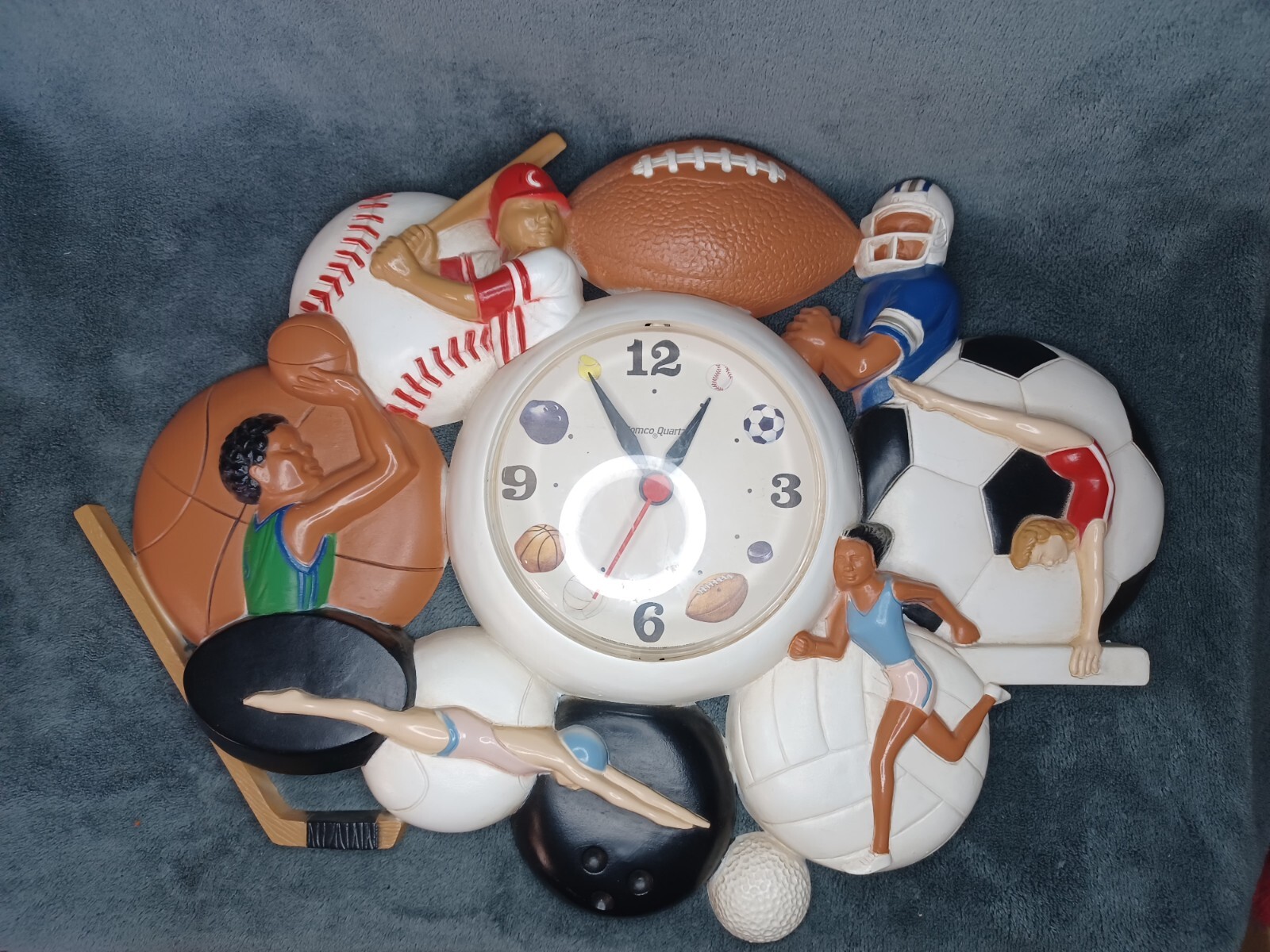 Vtg 90’s Burwood Sports /Home Interior Wall Decor Resin/Plastic 5 pieces USA