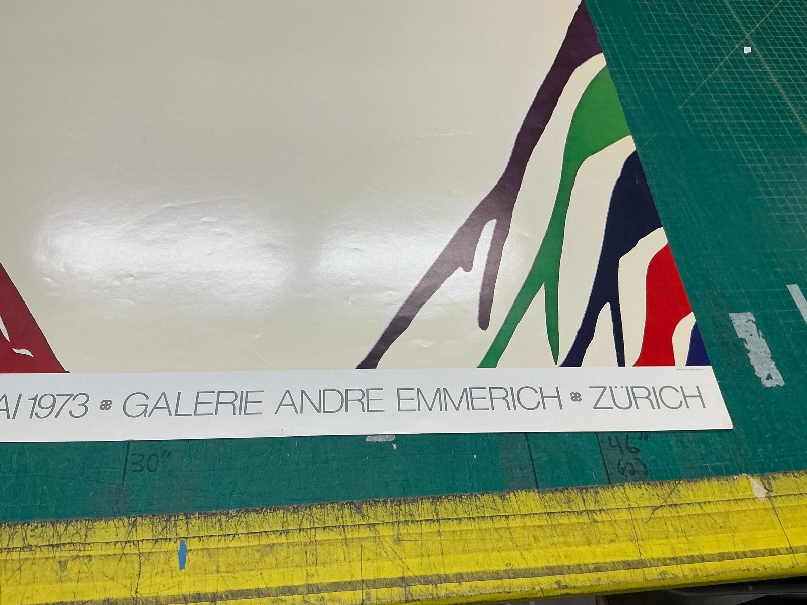 MORRIS LOUIS Delta Epsilon 26.75″ x 35.5″ Offset Lithograph 1973 Contemporary Mo