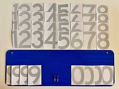 DIY 911 Safety Reflective Address Sign Kit