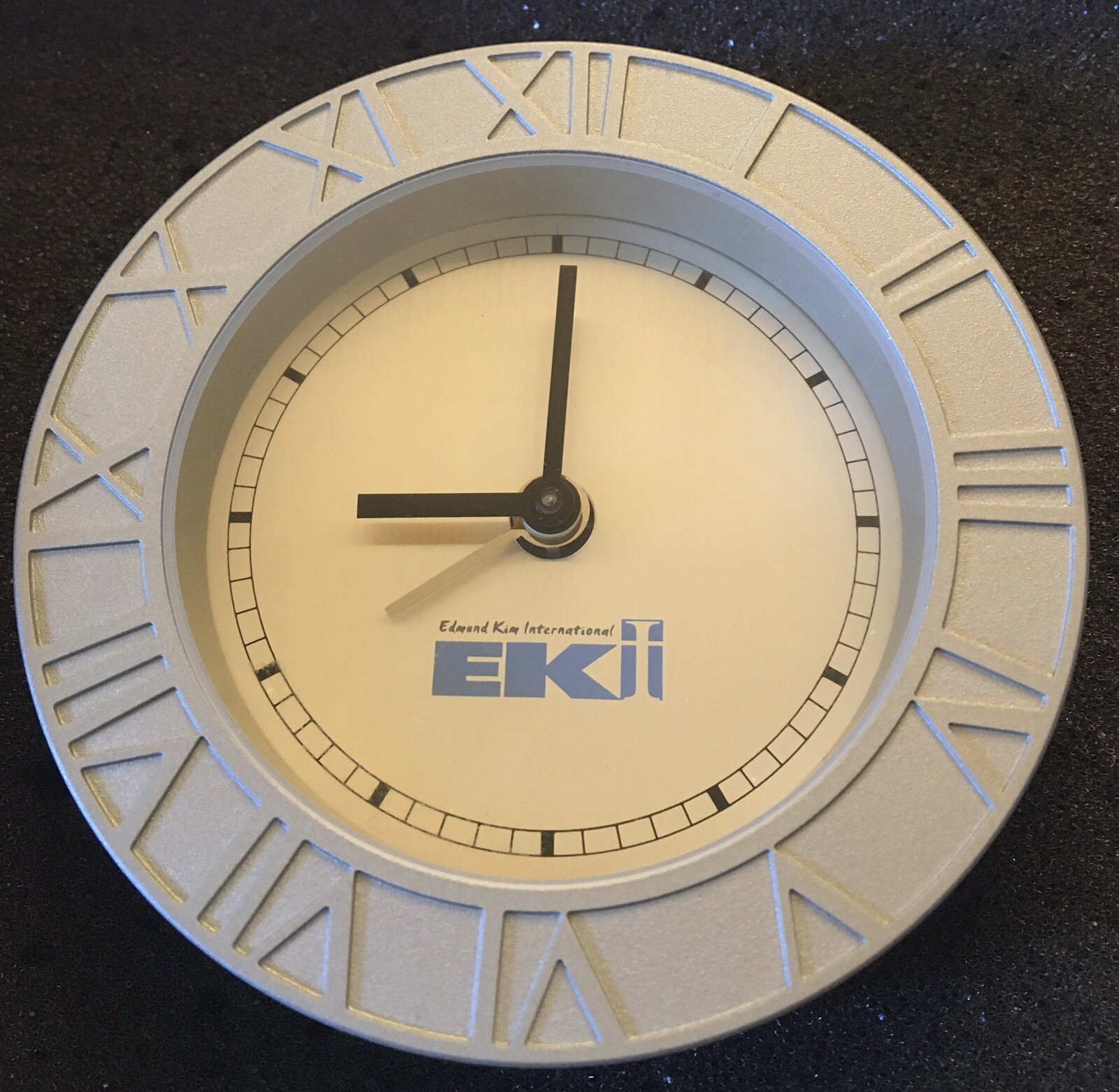 Edmund Kim Branded Desk or bedside Alarm Clock 3.5 Roman Numerals