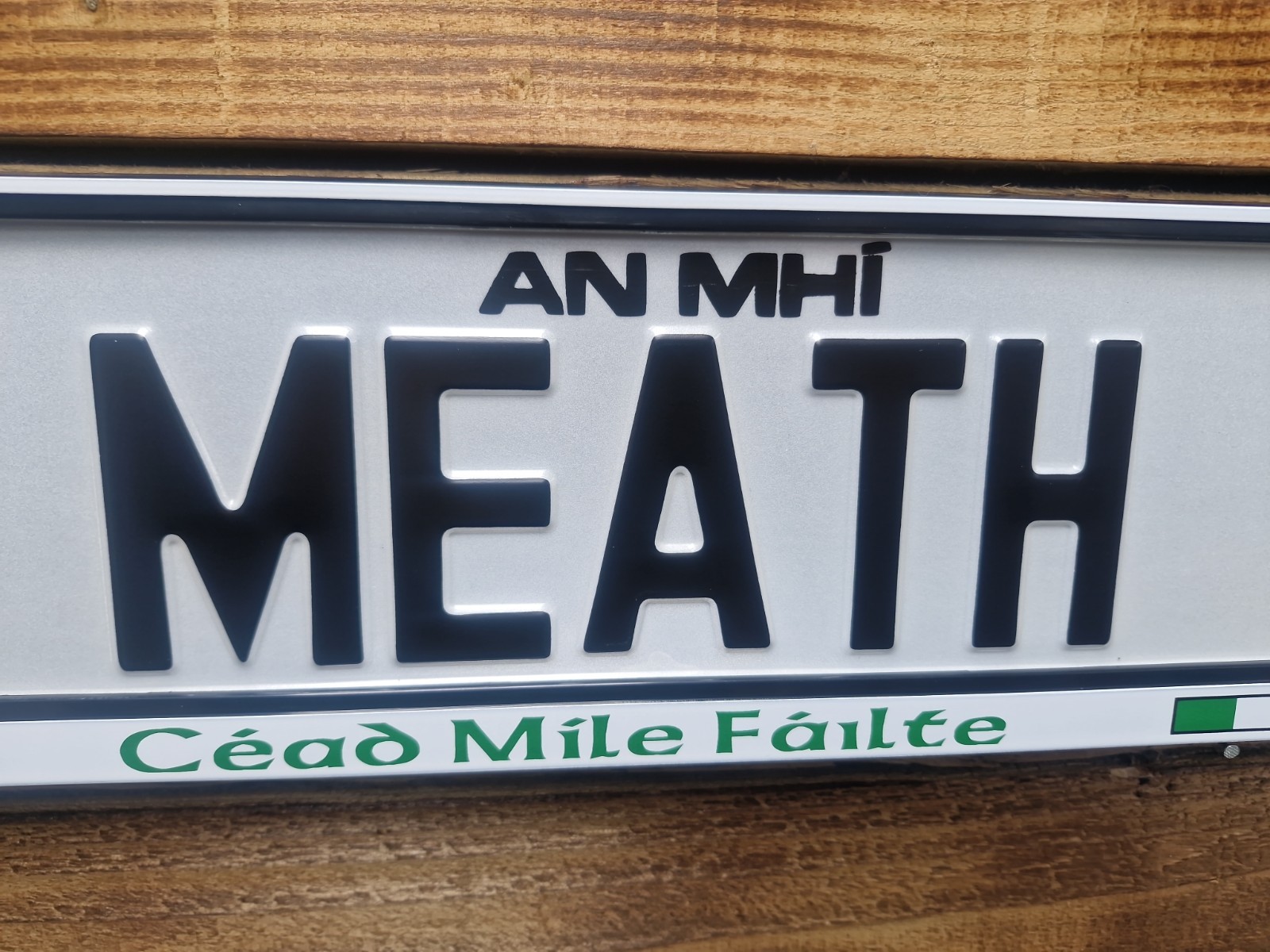 County Meath Irish Vanity License Plate Pub Bar Wall Decor Ireland