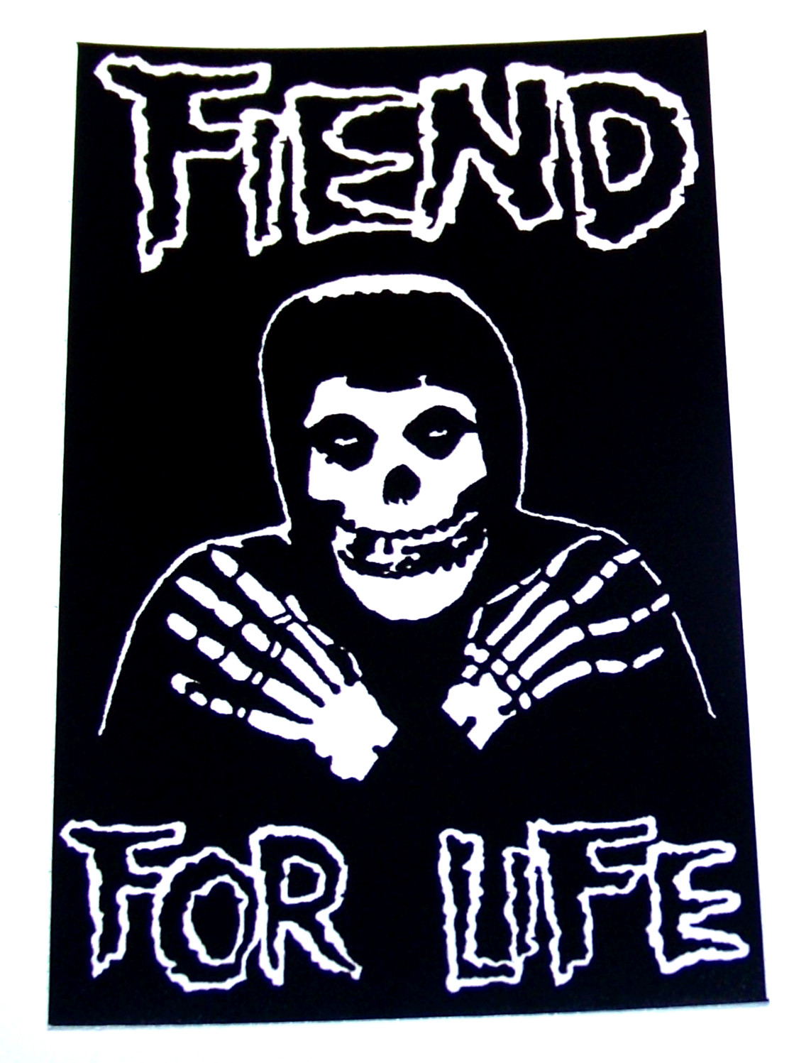 The MISFITS – Logo LARGE Die Cut Sticker Decal Official Rock Punk Ghost Danzig