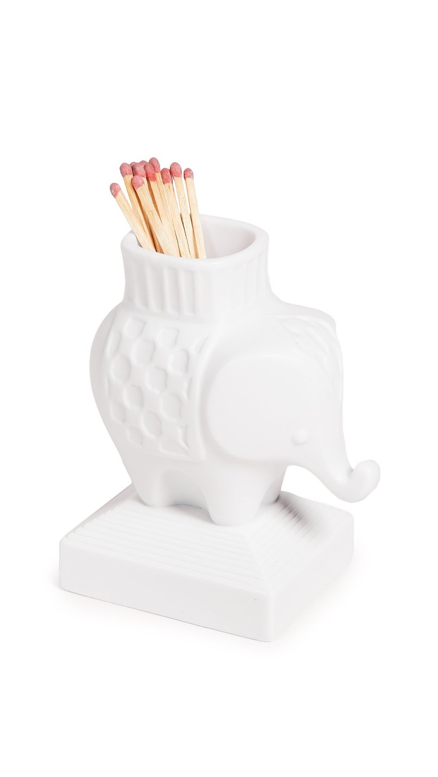 Jonathan Adler Elephant Match Strike, White One Size 1.0