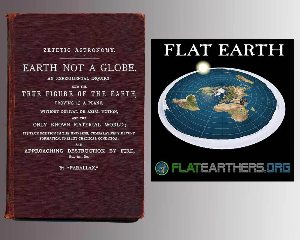 Flat Earth Map – Gleason’s New Standard Map Of The World – Large 24″ x 36″ 1892